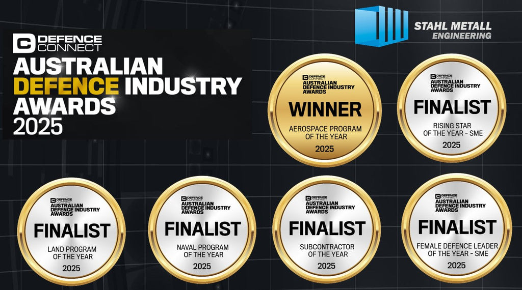 Stahl Metall has been awarded Aerospace Program of the Year at the Australian Defence Industry Awards 2025!