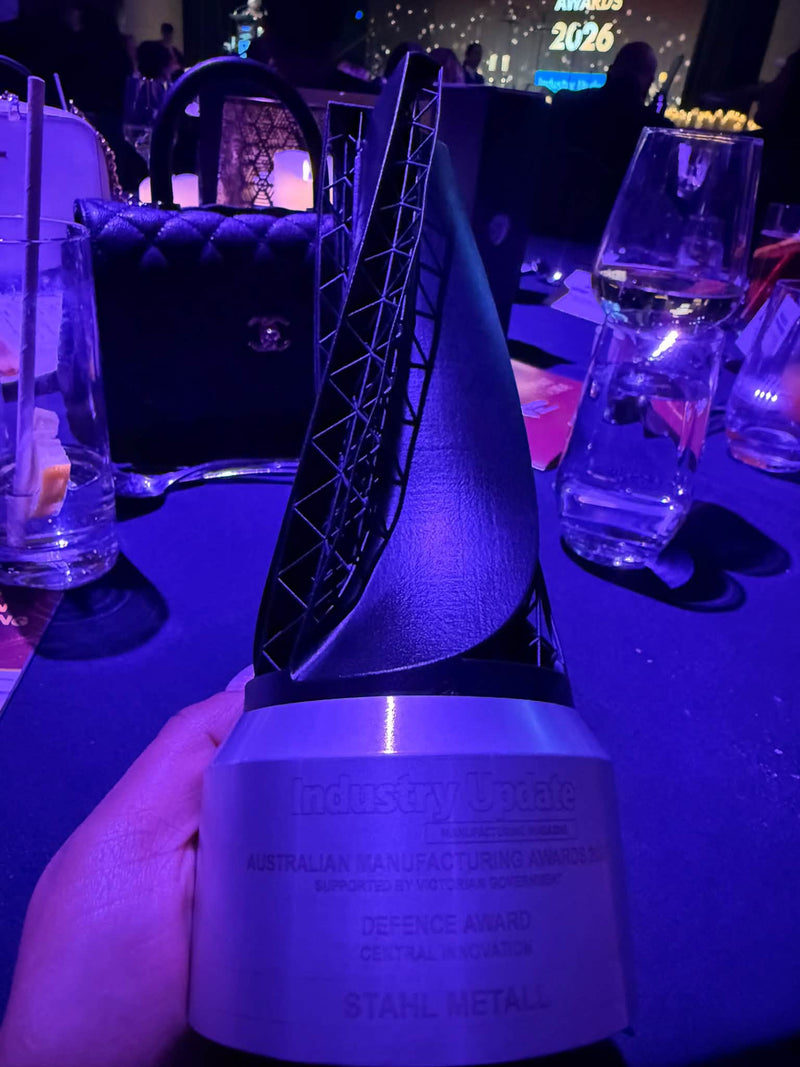 🏆Stahl Metall - Proud Winners of the 2026 Australian Manufacturing Defence Award!