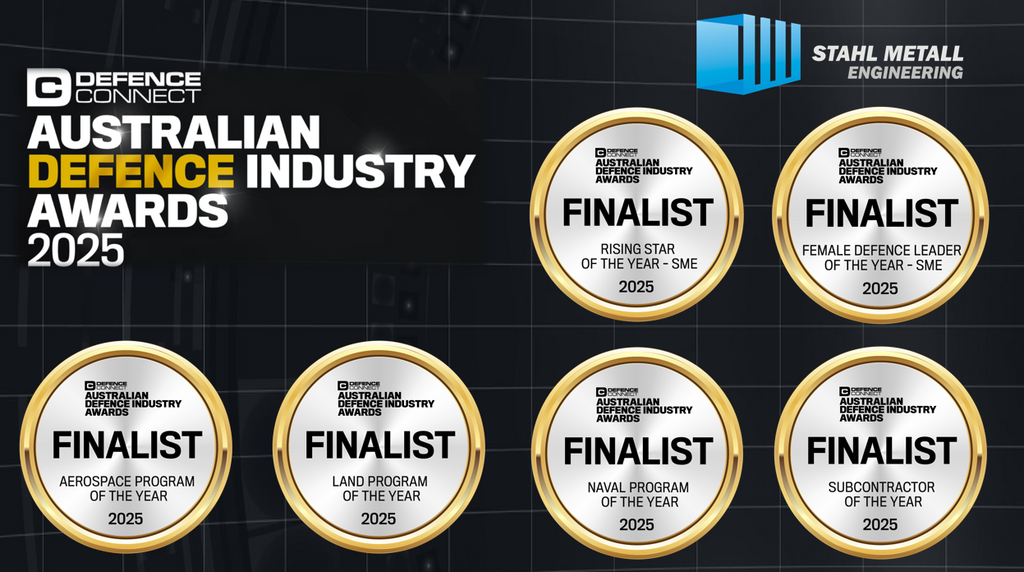 Stahl Metall Named Finalist Across Six Categories at the Australian Defence Industry Awards 2025 🚨