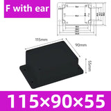 IP67 ABS Waterproof Electronic - Black Junction Box with IP67 Enclosure