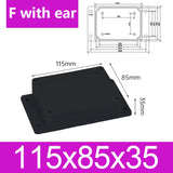 IP67 ABS Waterproof Electronic - Black Junction Box with IP67 Enclosure