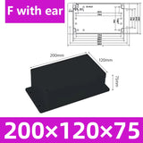 IP67 ABS Waterproof Electronic - Black Junction Box with IP67 Enclosure