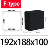 IP67 ABS Waterproof Electronic - Black Junction Box with IP67 Enclosure