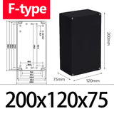 IP67 ABS Waterproof Electronic - Black Junction Box with IP67 Enclosure