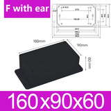 IP67 ABS Waterproof Electronic - Black Junction Box with IP67 Enclosure