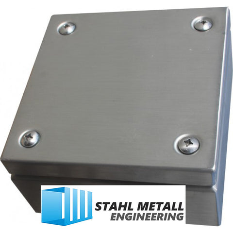 IP66 Stainless Steel Enclosures 200 x 200 x 80mm - SME-SS316-IP66-20020080