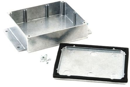 IP68 Aluminium Enclosure Shielded Flanged 150 x 100.2 x 36mm - SMEDEL483-C120