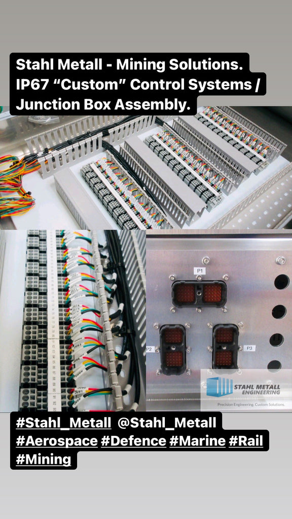 Stahl Metall - Mining Solutions. IP67 “Custom” Control Systems / Junction Box Assembly.