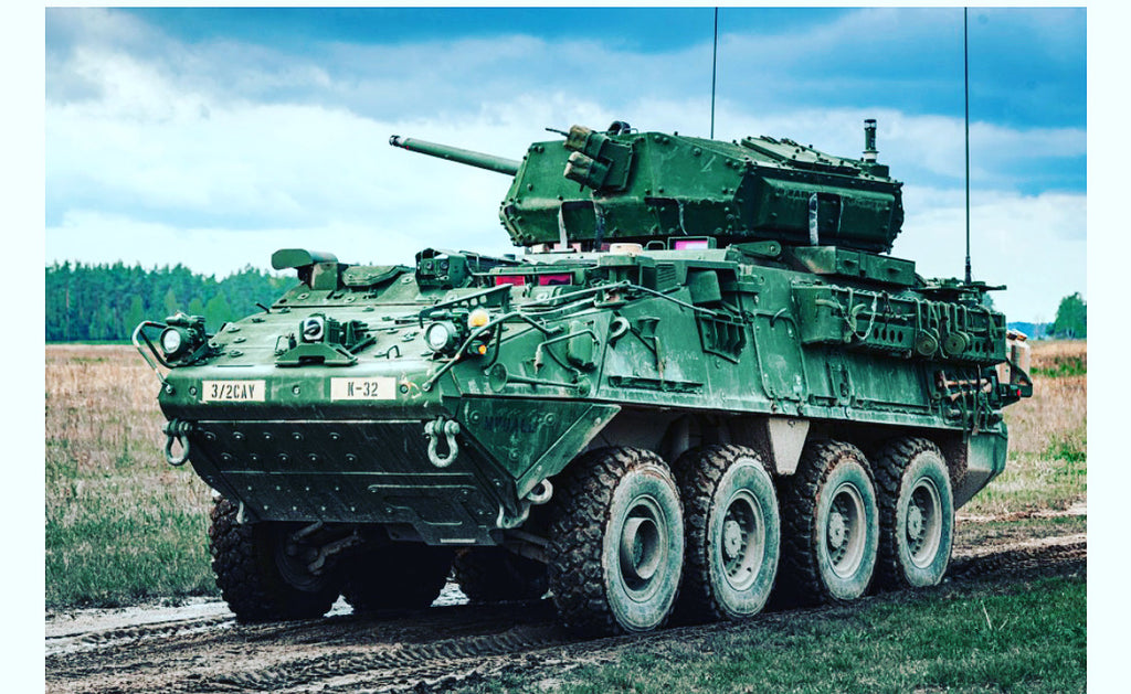 Oshkosh Defense awarded a $942.9M contract to integrate a 30mm Medium Caliber Weapon System (MCWS) onto the Stryker Double V Hull Infantry Carrier Vehicle
