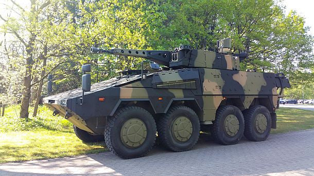Rheinmetall's Boxer CRV and BAE Systems/Patria AMV35 for the Land 400 Phase 2