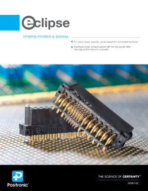 Positronic - Eclipse Series Connector - Hybrid Power & Signal In One Connector