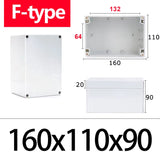 IP67 Waterproof F-Type ABS Junction Box with IP67 Rating for Outdoor Electronic Applications
