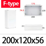IP67 Waterproof F-Type ABS Junction Box with IP67 Rating for Outdoor Electronic Applications