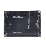 IP67 Waterproof Junction Box - Durable ABS Plastic Electronic Enclosure for DIY Electrical Projects, Black, 6.30" x 4.33" x 3.54" (160 x 110 x 90 mm)