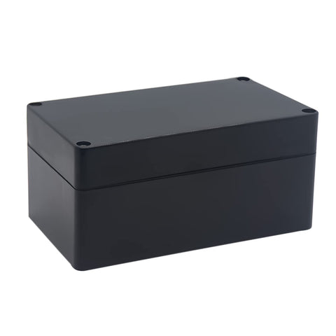 IP67 Waterproof Junction Box - Durable ABS Plastic Electronic Enclosure for DIY Electrical Projects, Black, 6.22" x 3.54" x 2.36" (158 x 90 x 60 mm)
