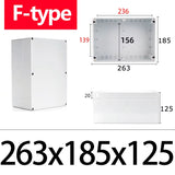 IP67 Waterproof F-Type ABS Junction Box with IP67 Rating for Outdoor Electronic Applications