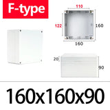 IP67 Waterproof F-Type ABS Junction Box with IP67 Rating for Outdoor Electronic Applications