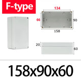 IP67 Waterproof F-Type ABS Junction Box with IP67 Rating for Outdoor Electronic Applications
