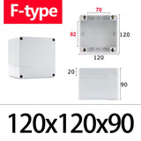 IP67 Waterproof F-Type ABS Junction Box with IP67 Rating for Outdoor Electronic Applications