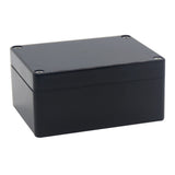 IP67 Waterproof Junction Box - Durable ABS Plastic Electronic Enclosure for DIY Electrical Projects, Black, 4.53" x 3.54" x 2.17" (115 x 90 x 55 mm)