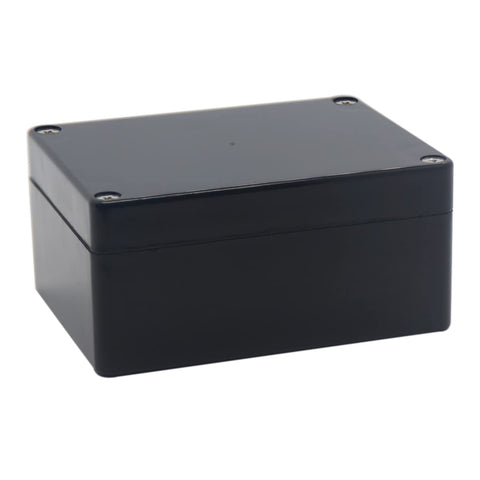 IP67 Waterproof Junction Box - Durable ABS Plastic Electronic Enclosure for DIY Electrical Projects, Black, 4.53" x 3.54" x 2.17" (115 x 90 x 55 mm)