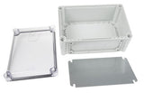 Polycarbonate Enclosure, IP66, IP67, Flanged, 280 x 190 x 130mm - SME506-069