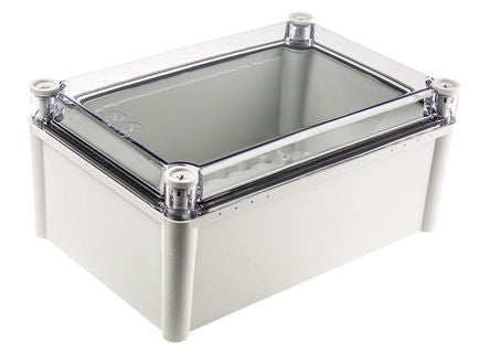 IP67 Polycarbonate Enclosure, IP66, IP67, 278 x 188 x 130mm - SME188-2415