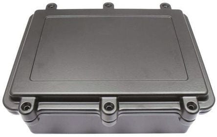 IP67 Aluminium Enclosure Shielded, Flanged, 202 x 142 x 80 - SMEHQ031EMSBK