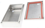 IP66 Stainless Steel 304 Enclosures, Industrial 300 x 200 x 81mm - SME37302008