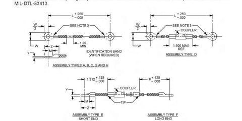 MIL-DTL-83413 Ground Straps / Electrical Lead - M83413/8-A004BD