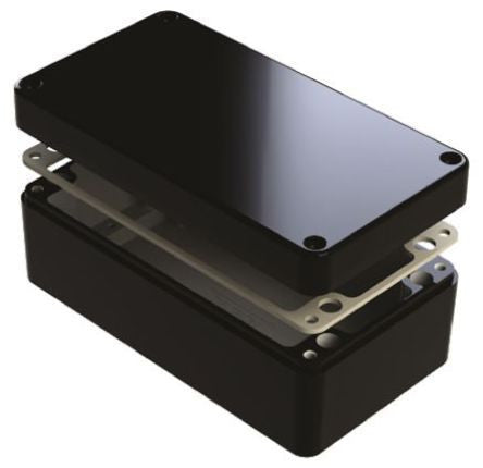 IP68 Aluminium Enclosure Shielded 260 x 160 x 90mm - SMEDEL487-261609E-68