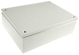 Steel IP66 Junction Box, 400 x 300 x 120mm, Grey - SME122068