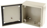 Steel IP66 Junction Box, 150 x 150 x 80mm, Grey - SME122103