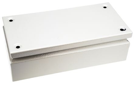 Steel IP66 Junction Box, 300 x 150 x 80mm, Grey - SME122119