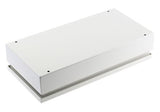 Steel IP66 Junction Box, 400 x 200 x 80mm, Grey - SME122147