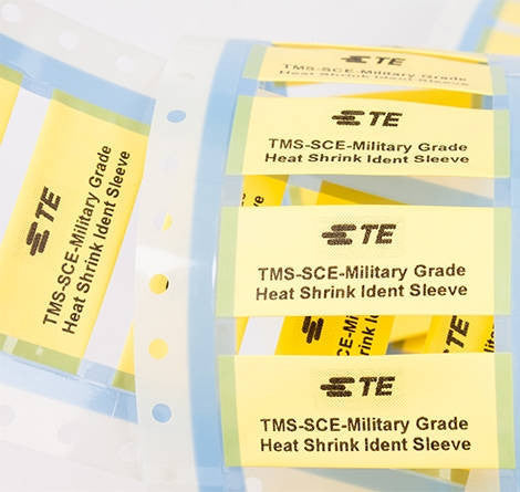 TE / Raychem Heat Shrink / Cable Markers Yellow (250pc) - TMS-SCE-3/8-2.0-4